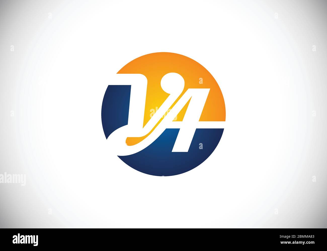 Initial Monogram Letter V A Logo Design Vector Template. Graphic ...