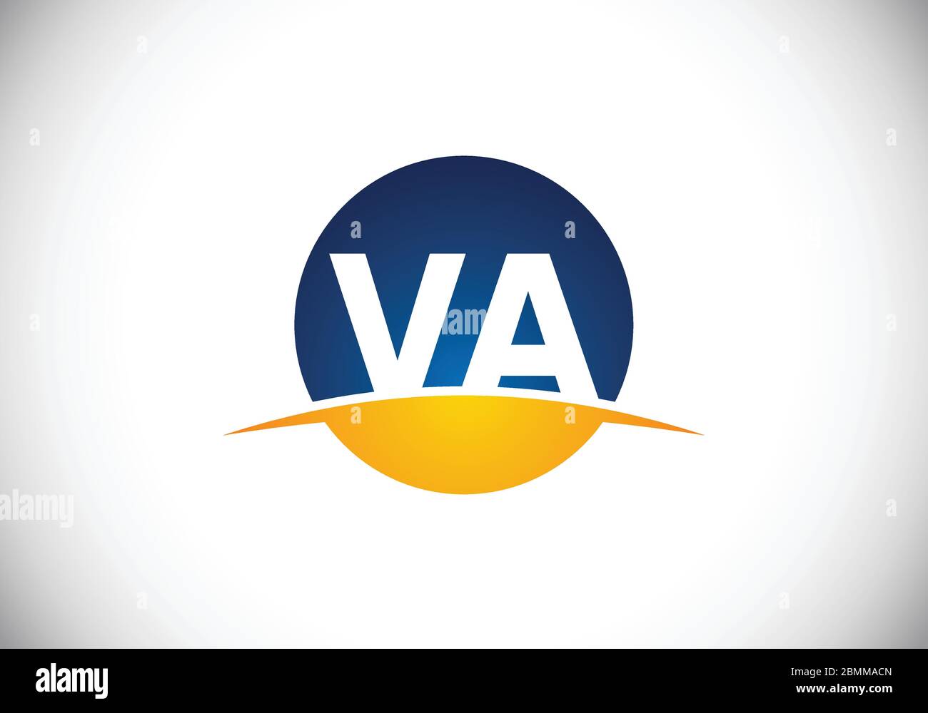 Initial Monogram Letter V A Logo Design Vector Template. Graphic ...