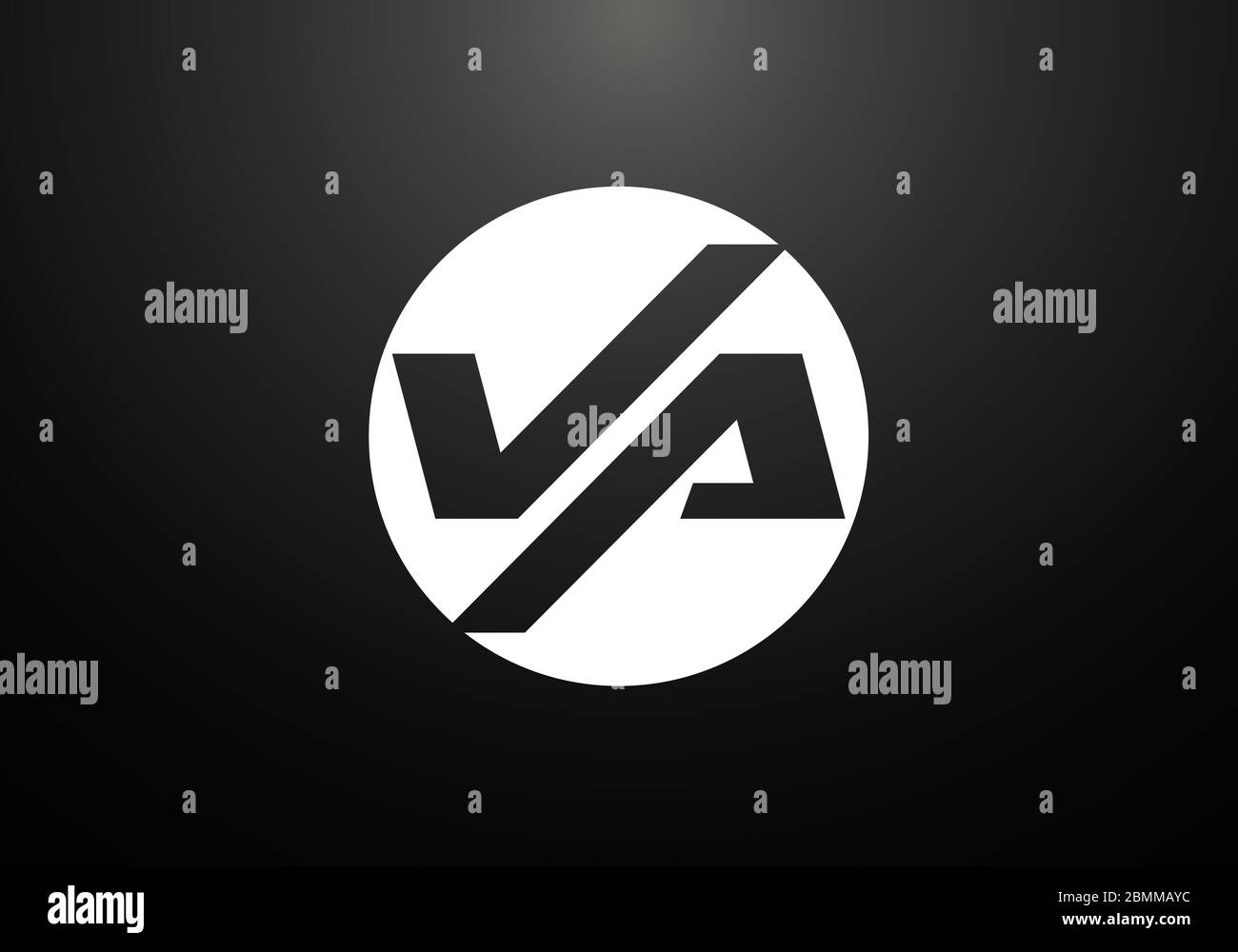 Initial Monogram Letter V A Logo Design Vector Template. Graphic ...