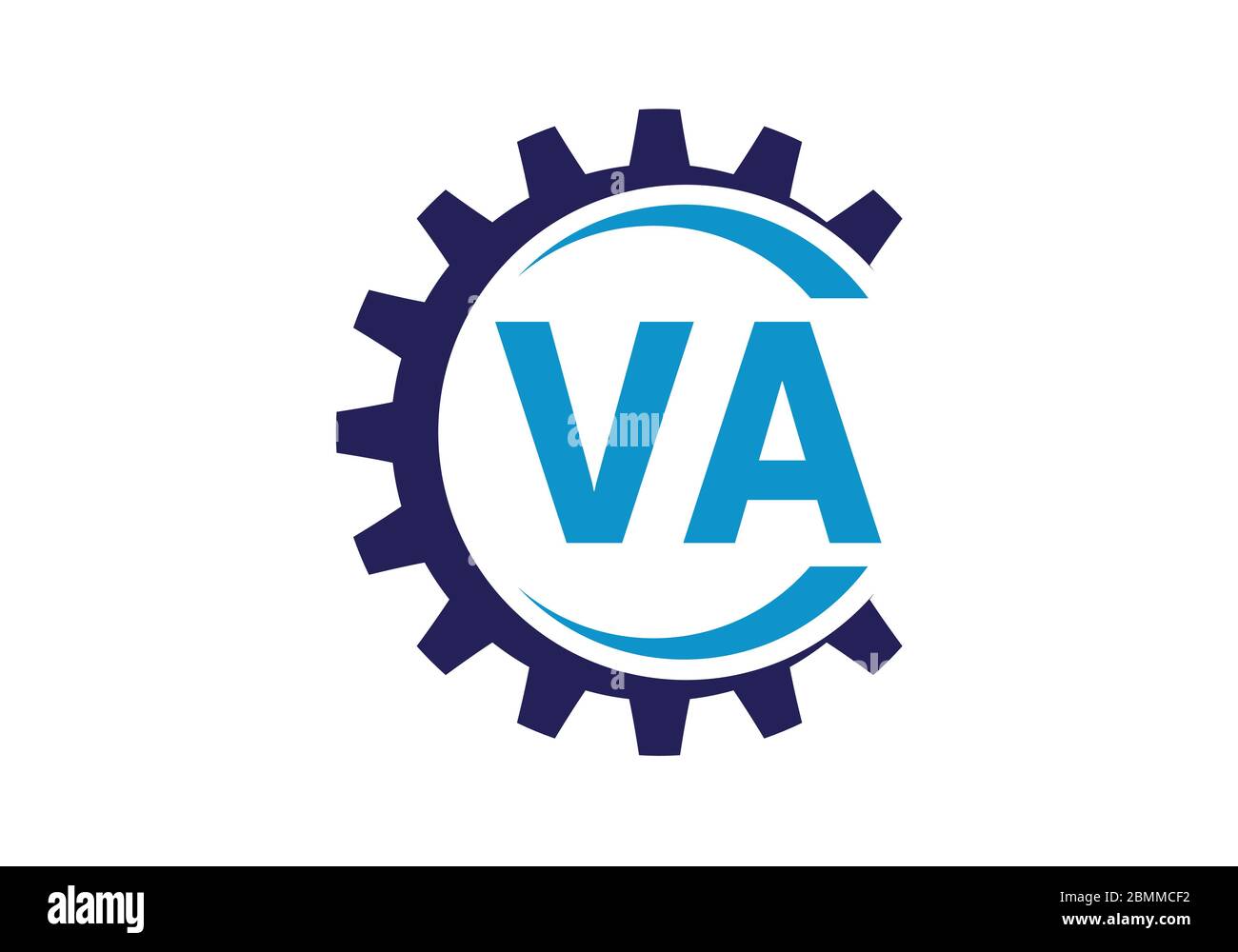 Initial Monogram Letter V A Logo Design Vector Template. Graphic ...