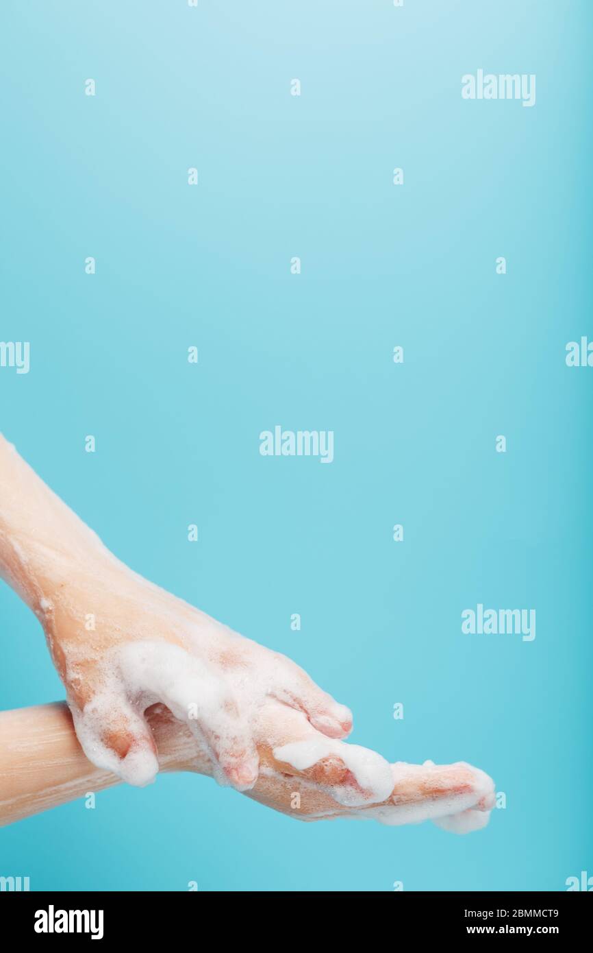 Soap suds close up hi-res stock photography and images - Alamy