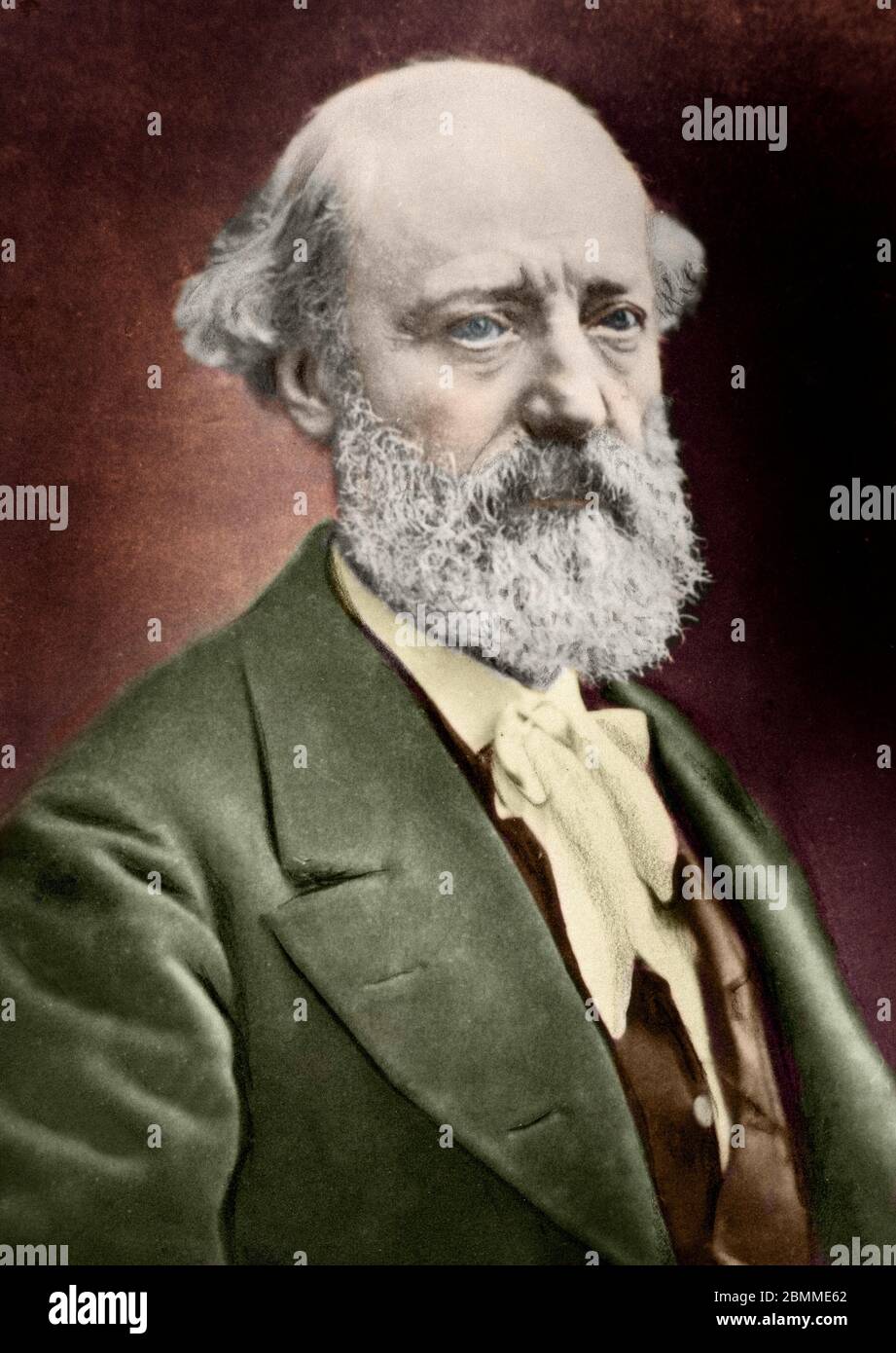 Portrait de l'architecte Eugene Viollet le Duc (ViolletleDuc) (1814