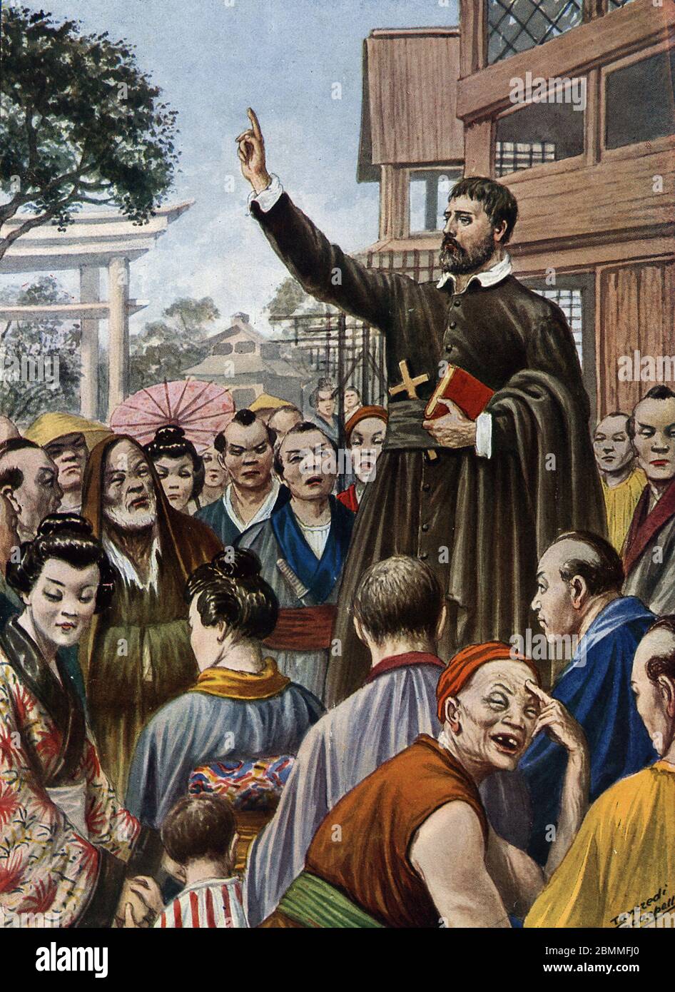 Francis xavier jesuit priest in japan hires stock photography and