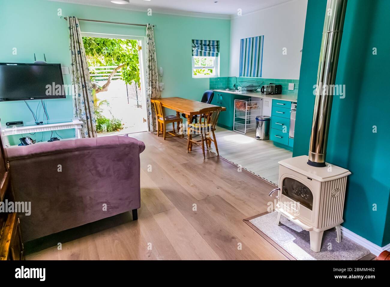 Cape Town, South Africa February 6, 2020 Inside interior of empty