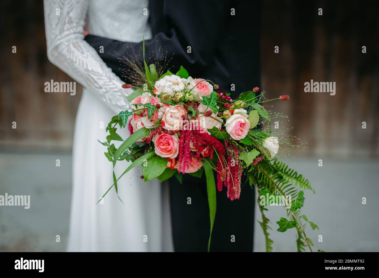 bridal flowers at a wedding Stock Photo Alamy