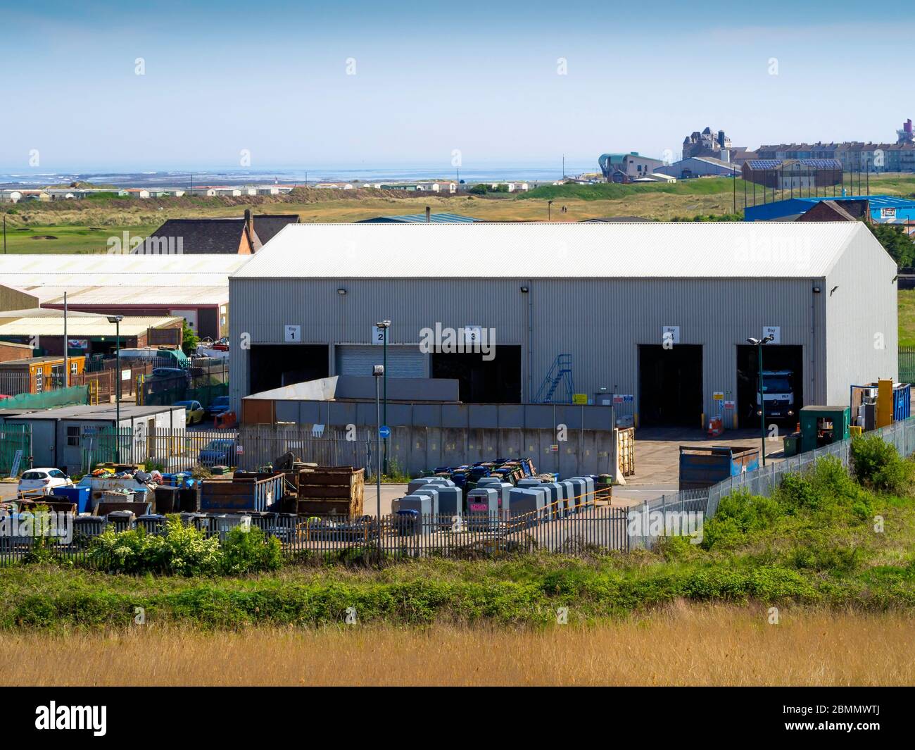 Waste disposal facility in Redcar and Cleveland where customers can