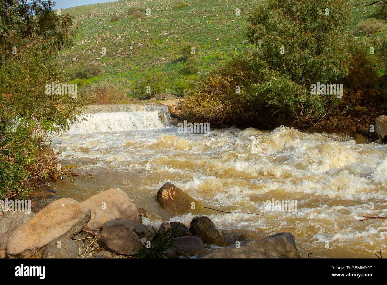 Israel, the Jordan river flows into the Sea of Galilee from the north