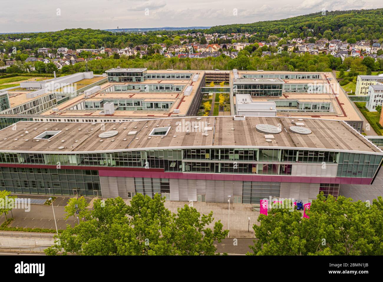 Headquarter Building of the Telekom Deutschland GmbH Cellular phone company Bonn Germany  Mai 2020 Stock Photo