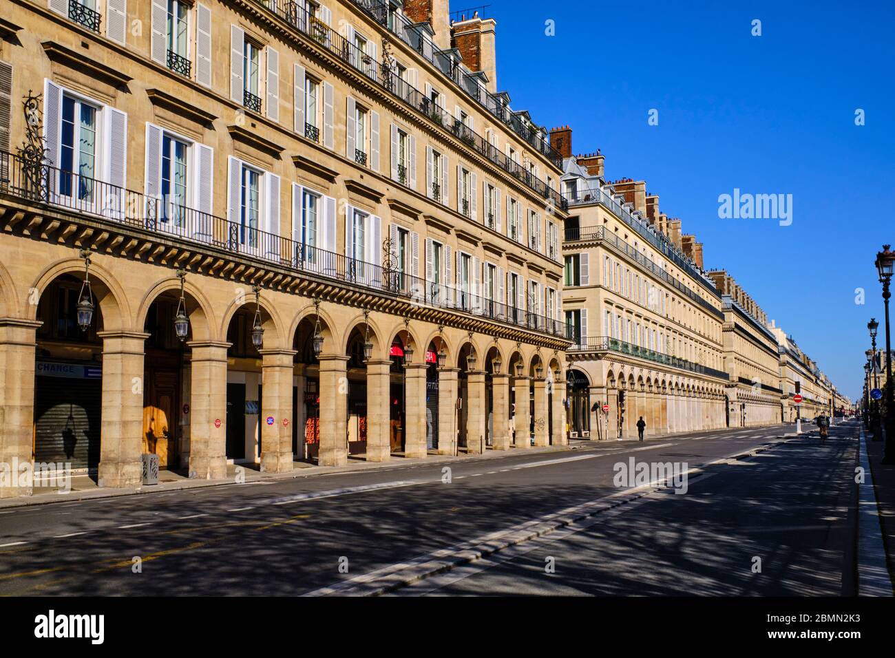 France, Paris, Louvre museuml during the lockdown of Covid 19 Stock Photo