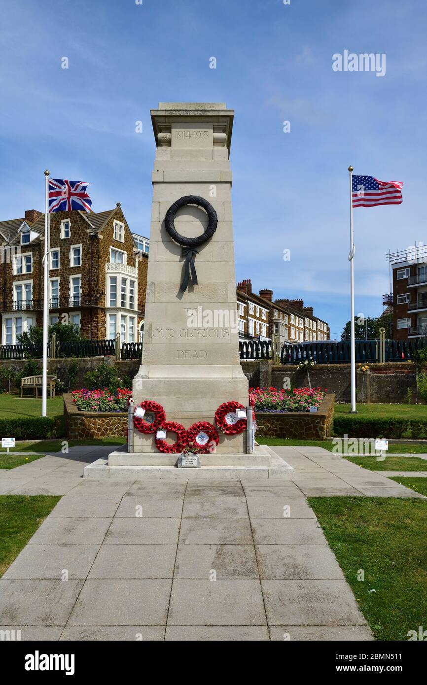 The War Memorial at Hunstanton, Norfolk Stock Photo