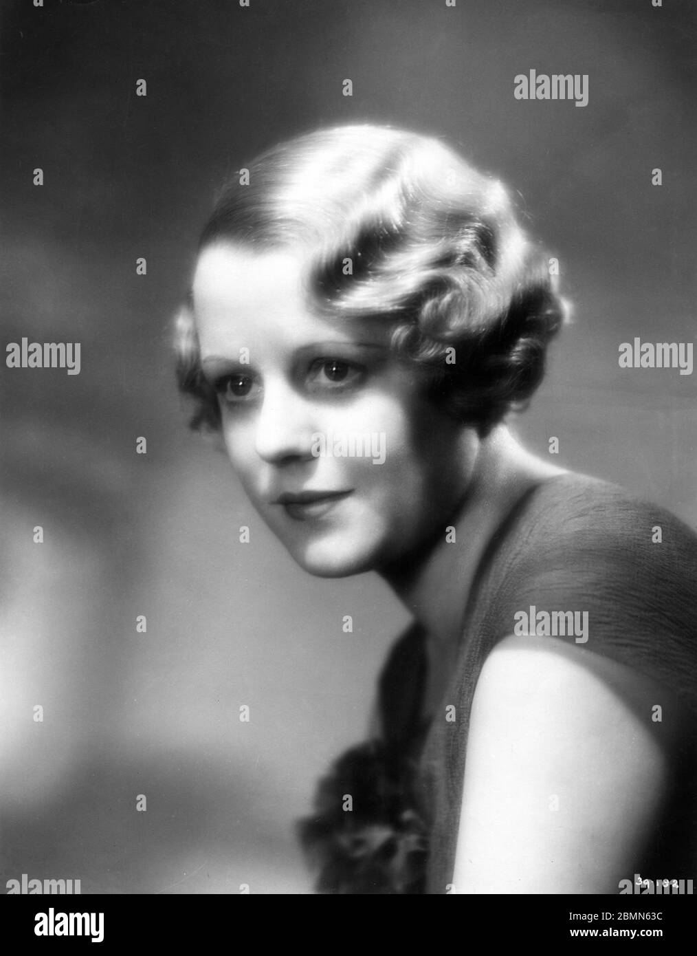 EDNA BEST Portrait as Jill Lawrence in THE MAN WHO KNEW TOO MUCH 1934 director ALFRED HITCHCOCK writers Charles Bennett and D.B. Wyndham - Lewis producer Michael Balcon Gaumont British Picture Corporation Stock Photo