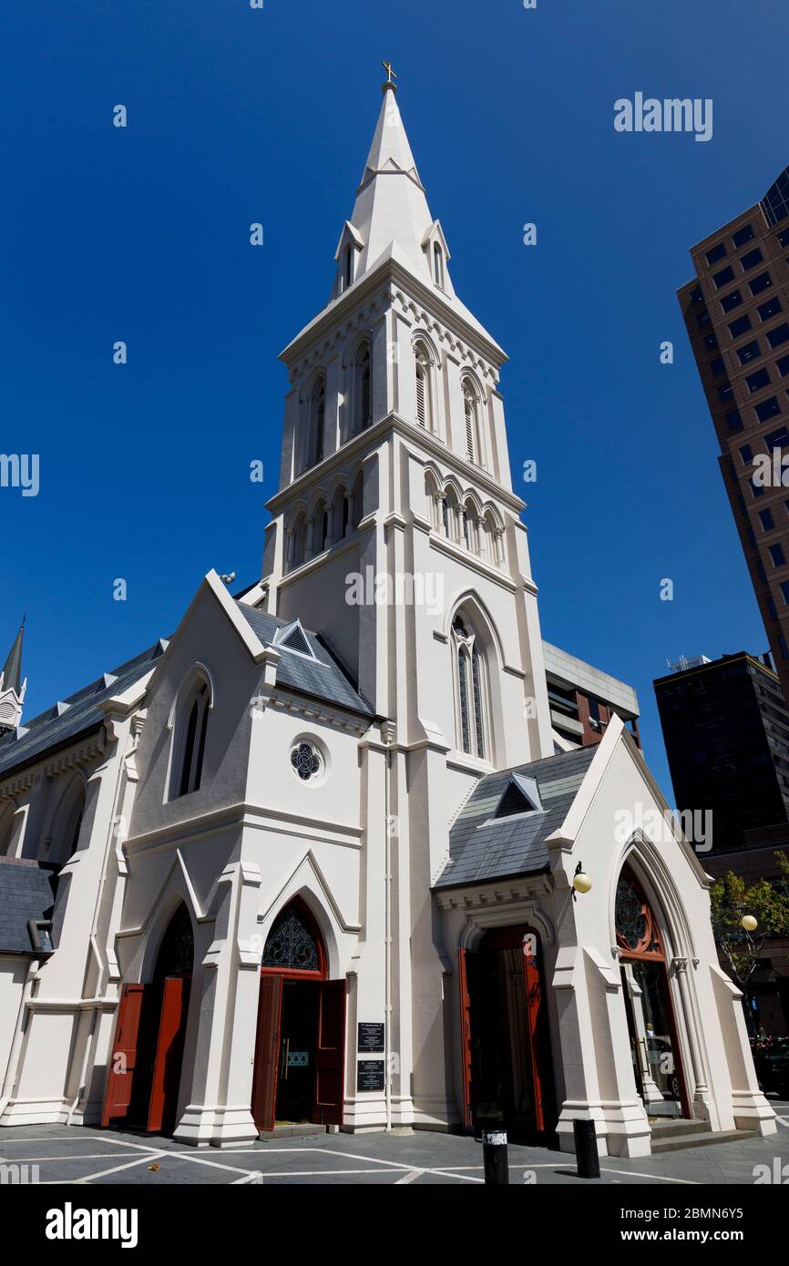 1908 Catholic Cathedral of St Patrick and St Joseph, Wyndham Street, Auckland, New Zealand. Stock Photo