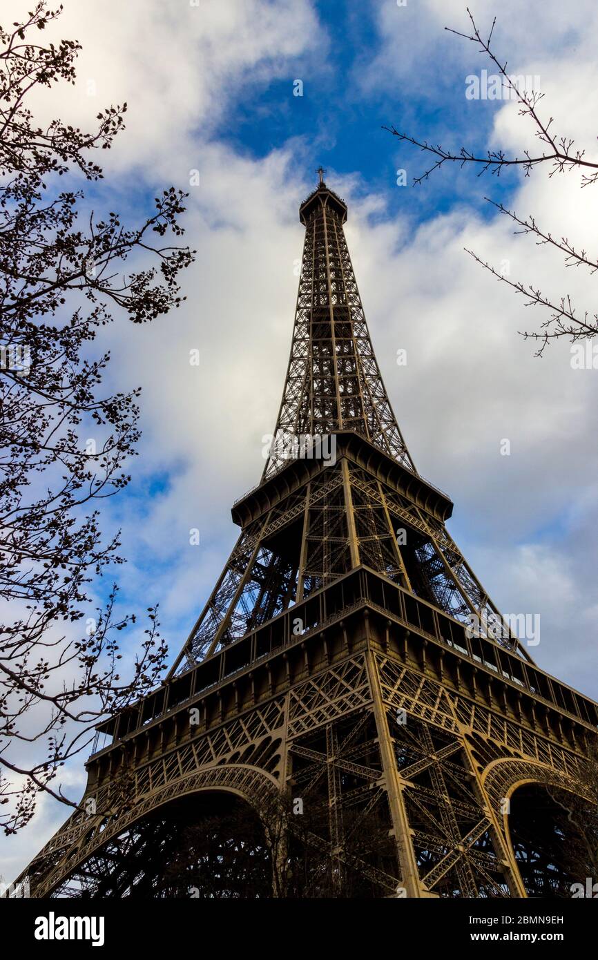 Landmark and street photo of Paris journey Stock Photo