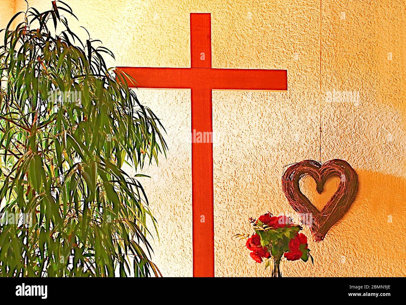 Kreuz bei Apis in Öhringen Stock Photo
