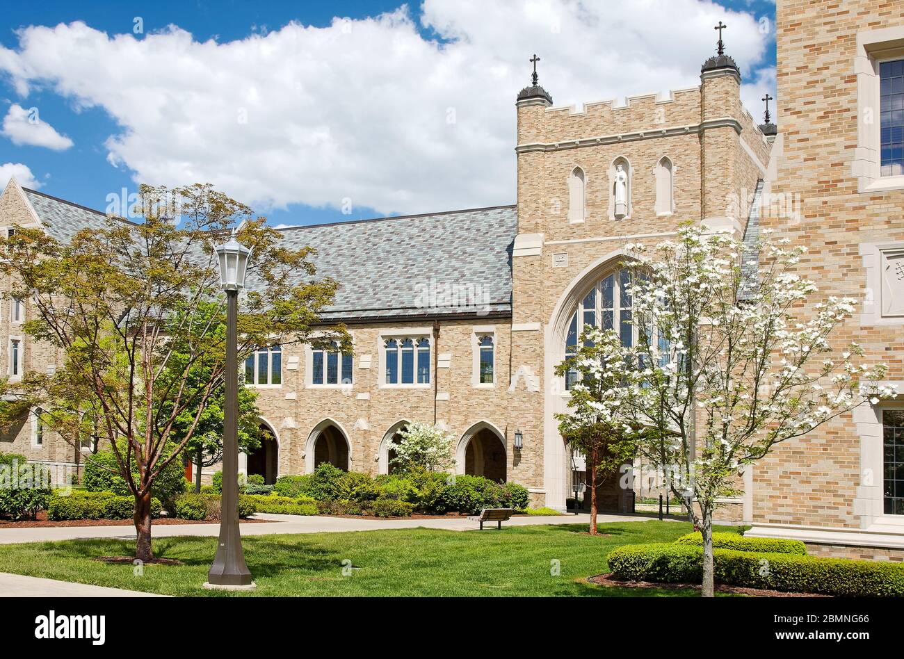 University Of Notre Dame; Biolchini Hall Of Law, 1930, Attractive Brick ...