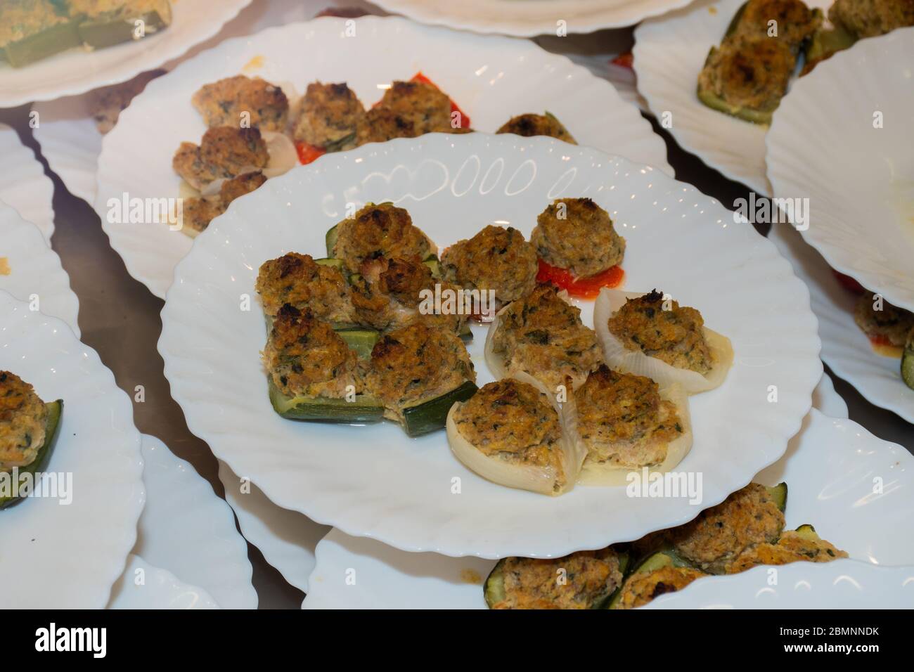 Stuffed peppers, tomatoes or courgettes are called Petit Farcis in