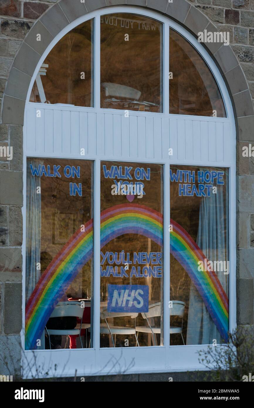 Lyrics To You Ll Never Walk Alone In A Window In West Yorkshire The Song Was Recently Re Recorded By Michael Ball And Featured Fundraiser Capt Tom Stock Photo Alamy Lyrics To You Ll Never Walk Alone In A Window In West Yorkshire The Song Was Recently Re Recorded By Michael Ball And Featured Fundraiser Capt Tom Stock Photo Alamy