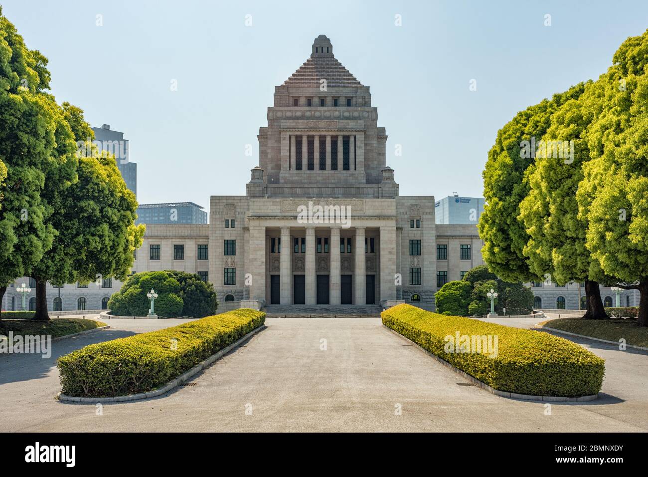 National Diet of Japan in Tokyo, seat of legislative power in Japan Stock Photo