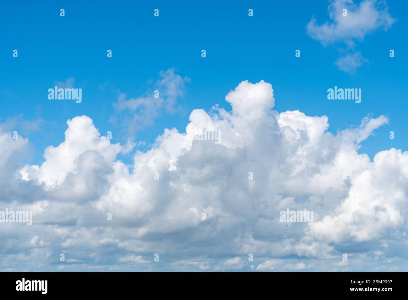 Blue sky background with white clouds, texture Stock Photo - Alamy