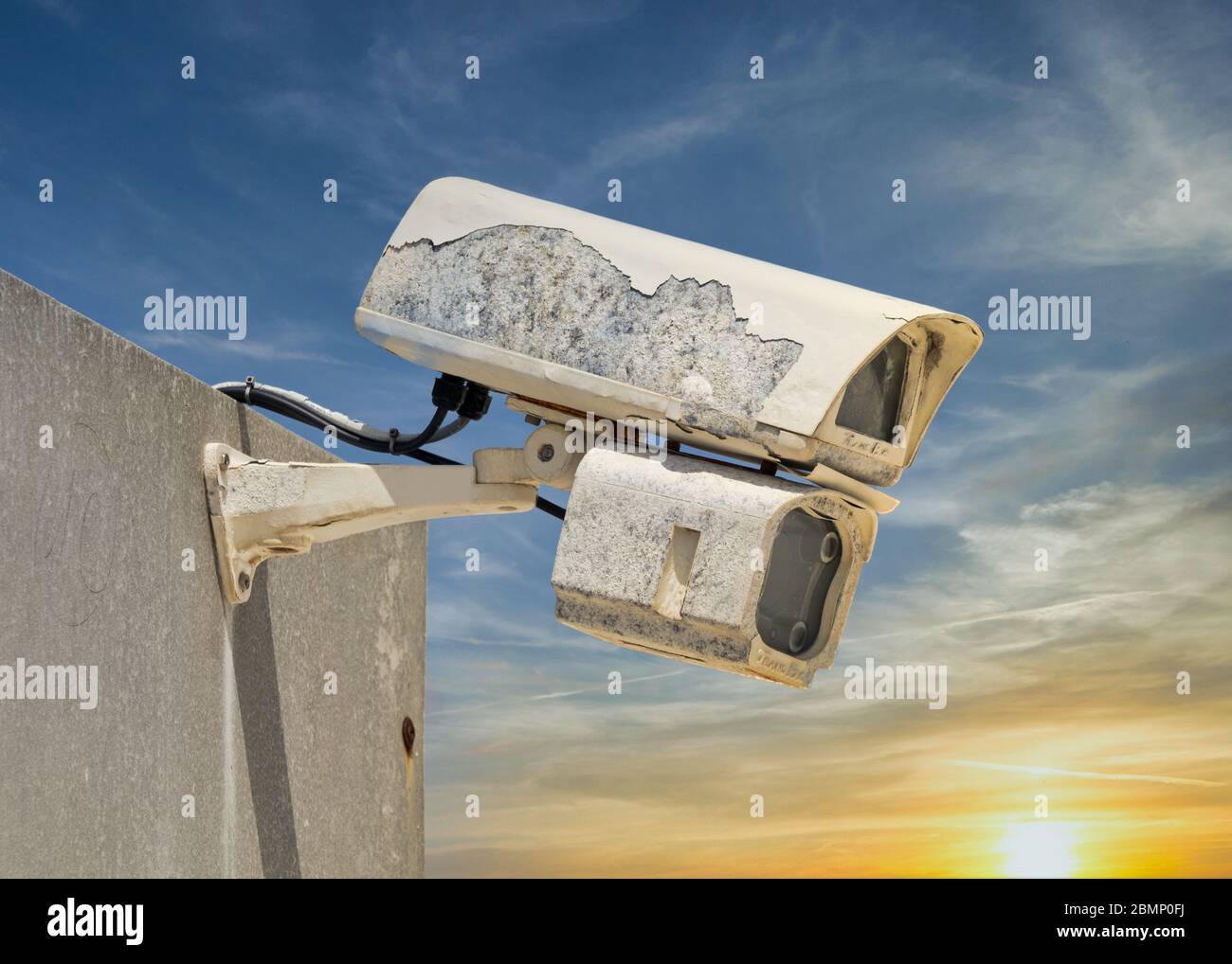 A surveillance camera Stock Photo - Alamy