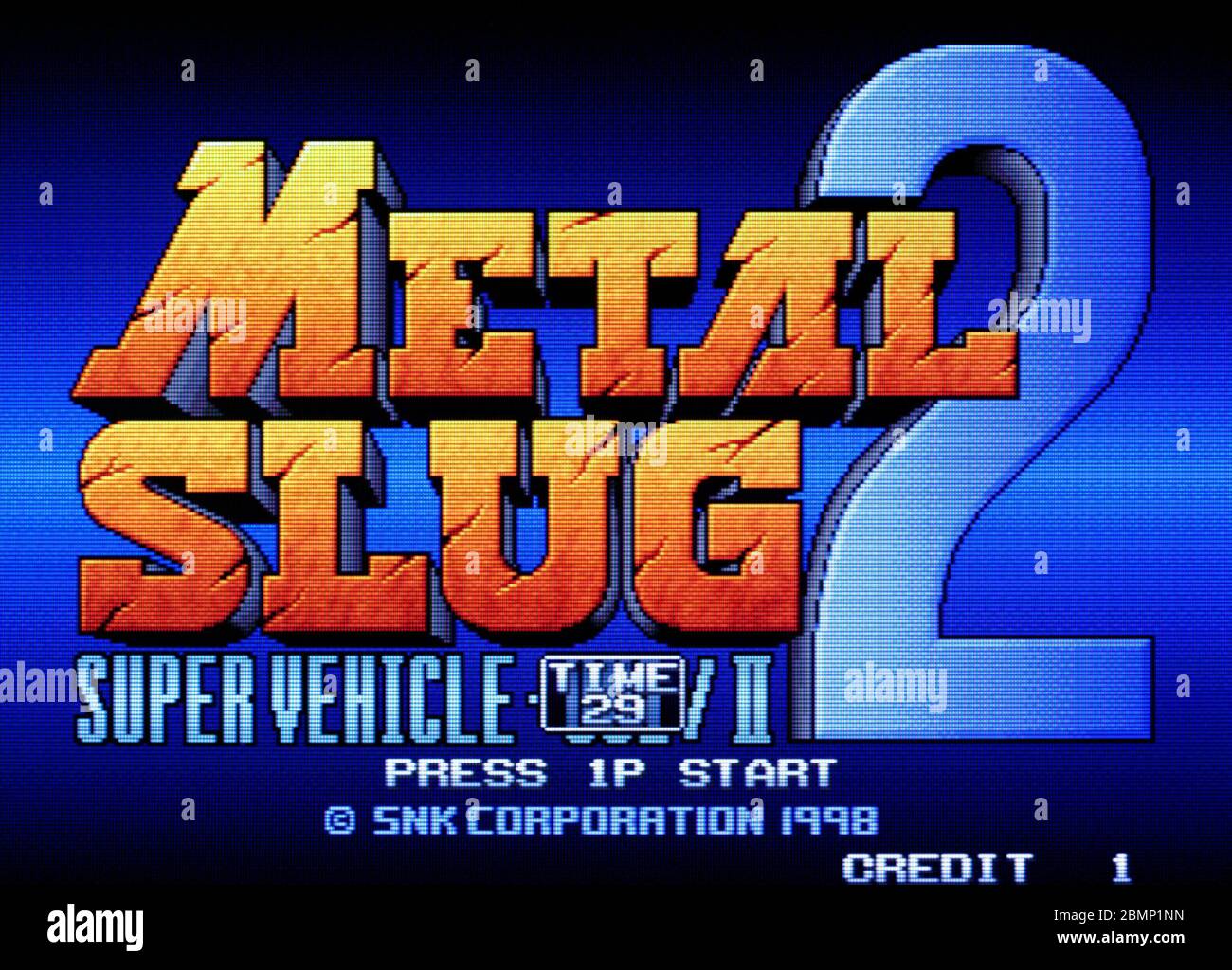Metal Slug X - SNK Neo-Geo NeoGeo - Editorial use only Stock Photo 