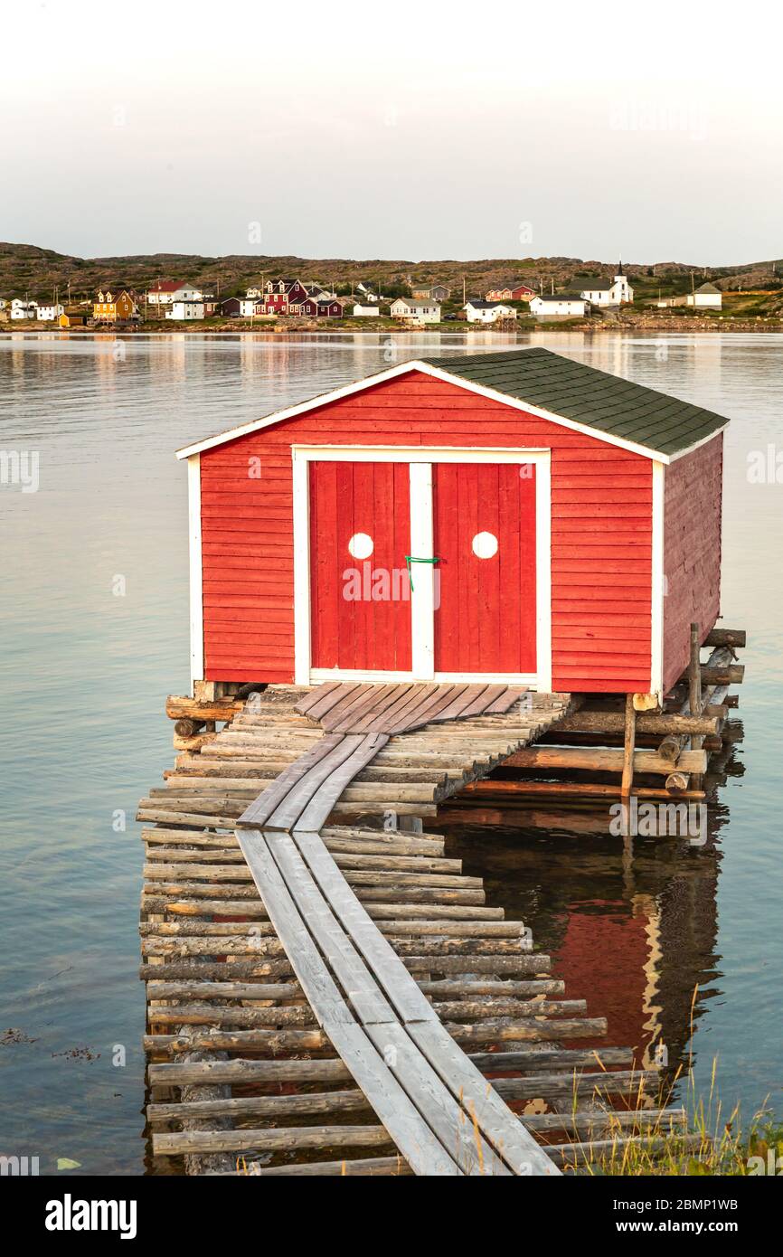 The fishing village of Tilting, Fogo Island, Newfoundland and Labrador