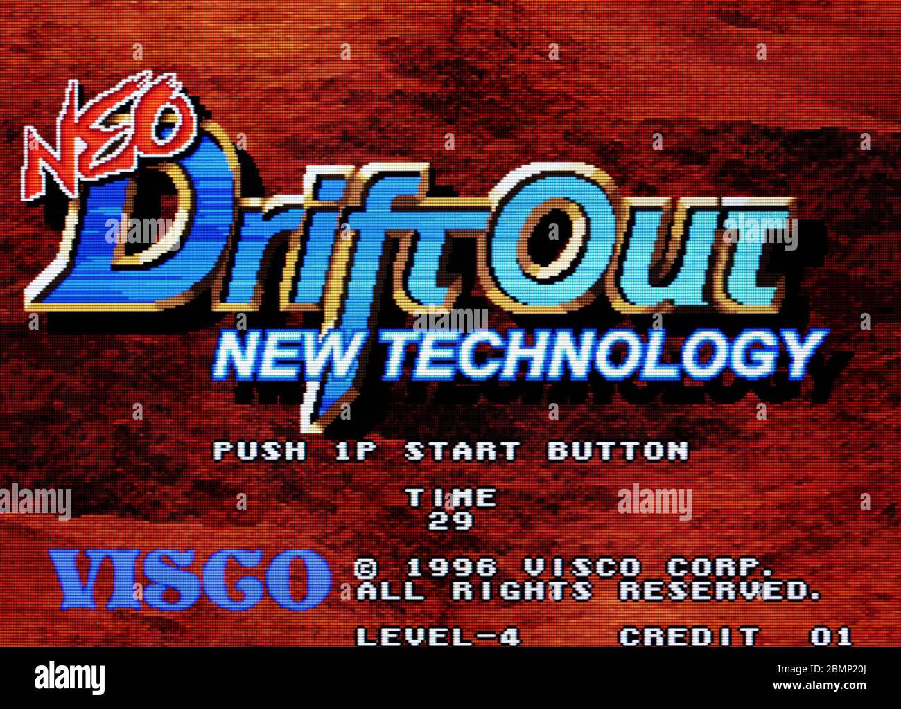 Neo Drift Out - SNK Neo-Geo NeoGeo - Editorial use only Stock Photo