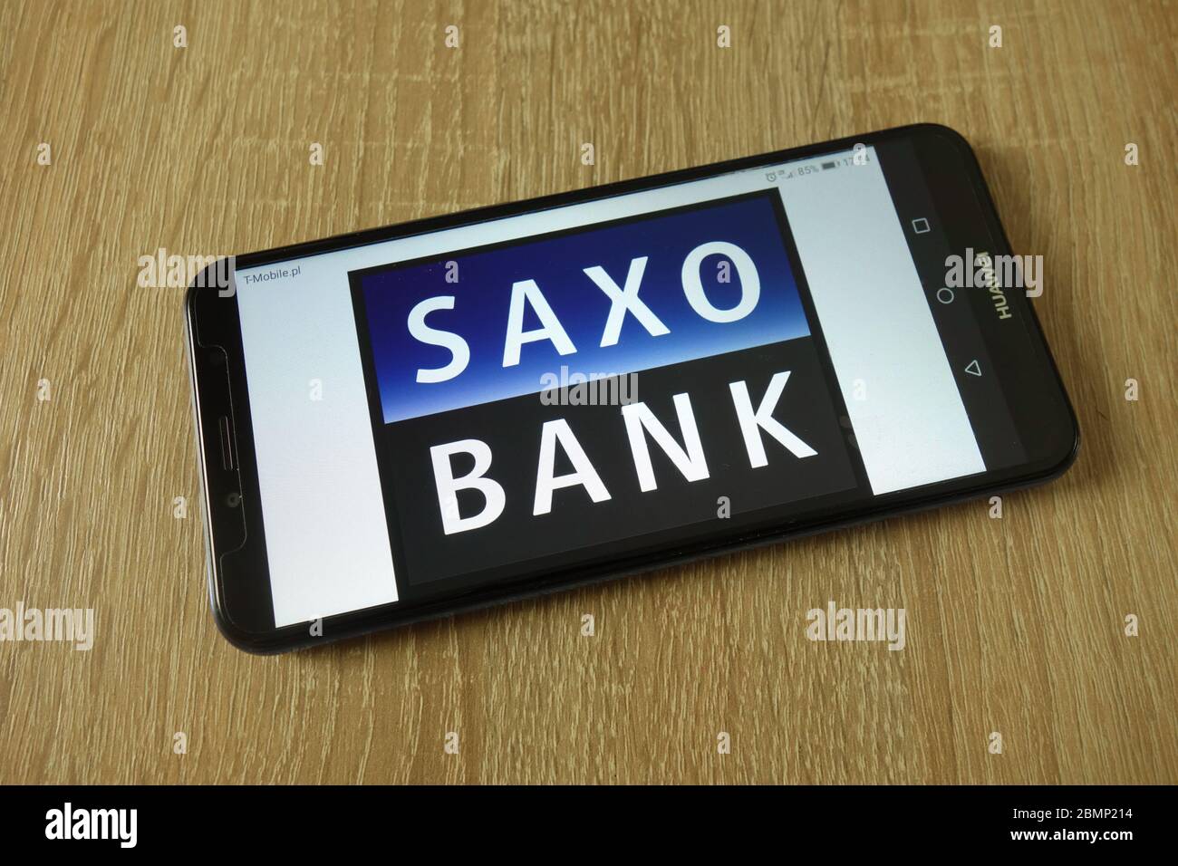 Saxo Bank logo displayed on smartphone Stock Photo - Alamy