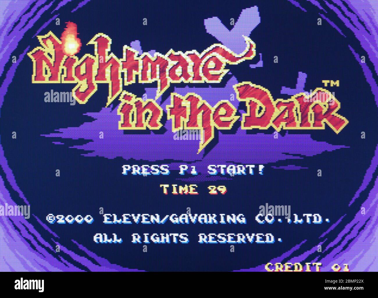 Nightmare in the Dark - SNK Neo-Geo NeoGeo - Editorial use only 