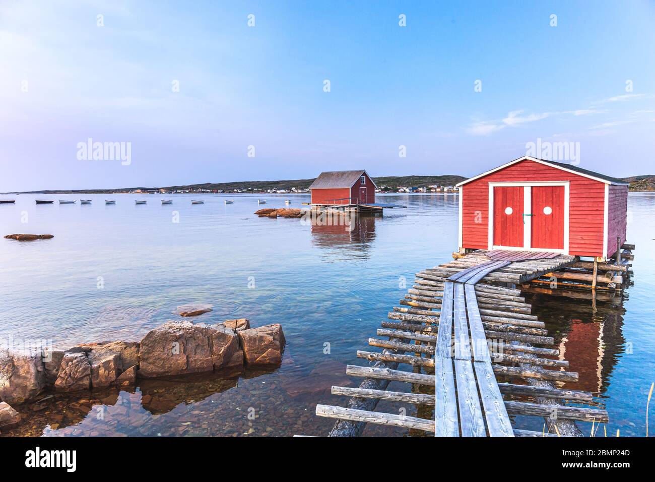 The fishing village of Tilting, Fogo Island, Newfoundland and Labrador
