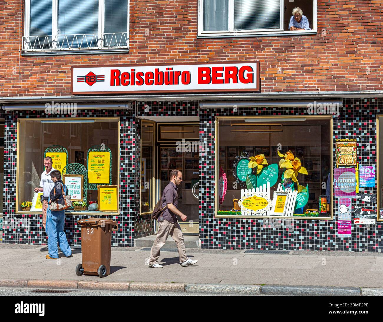 Travel Agency Store Of Tourist Agency In L beck Germany Stock Photo travel-agency-store-of-tourist-agency-in-l-beck-germany-stock-photo