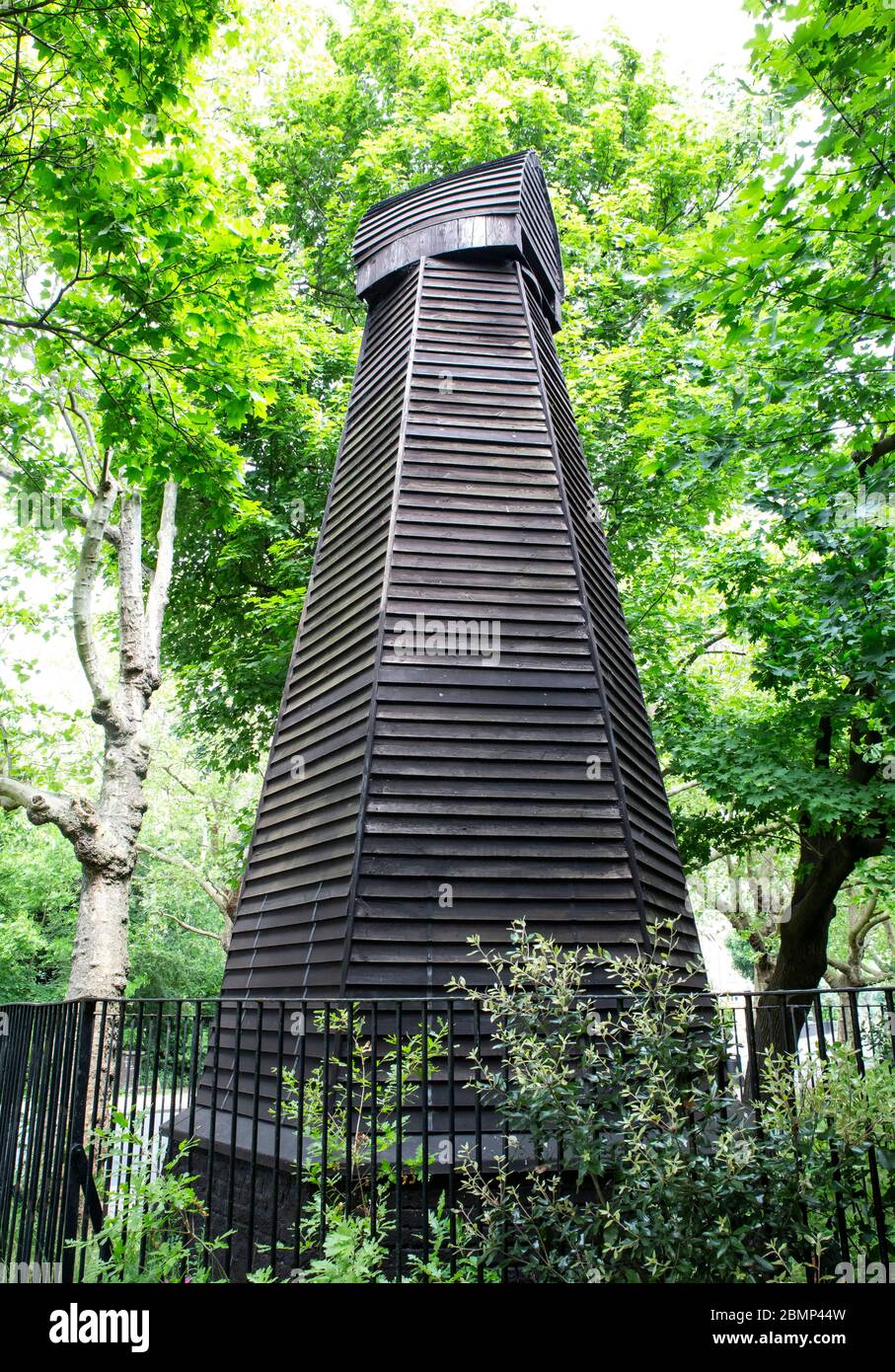 The Windmill on Wandsworth Common Stock Photo