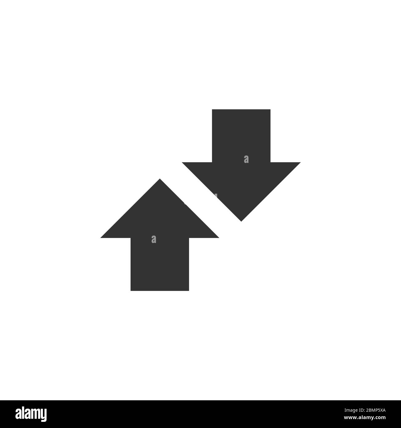 Up Down Arrow Logo Template Illustration Design. Vector EPS 10 Stock ...