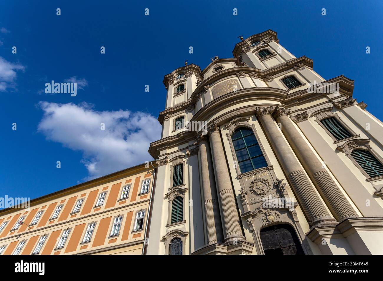 Minorite church in Eger, Hungary Stock Photo