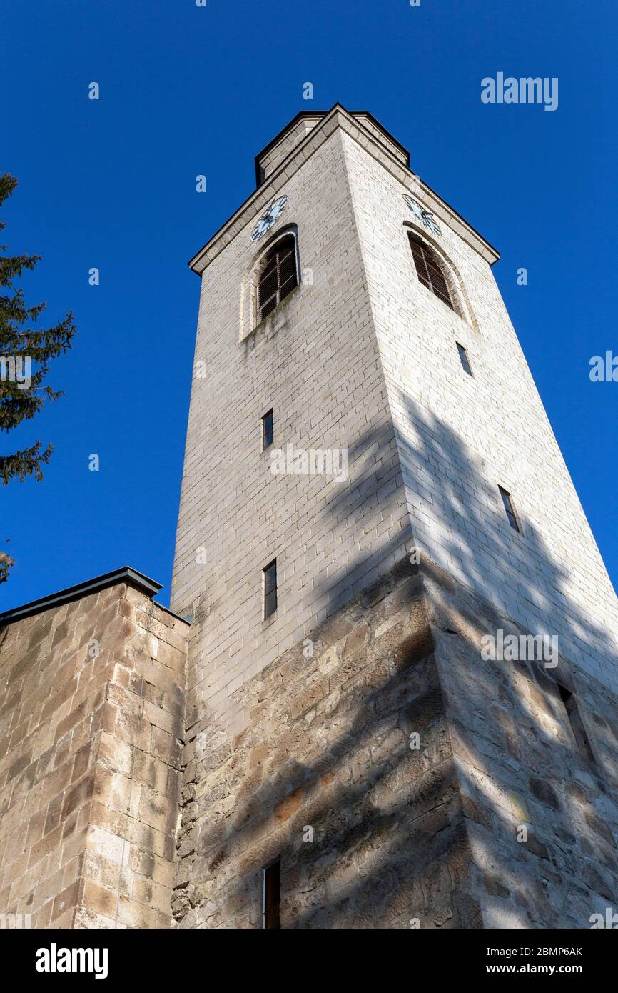 Catholic church in Kerecsend, Hungary Stock Photo