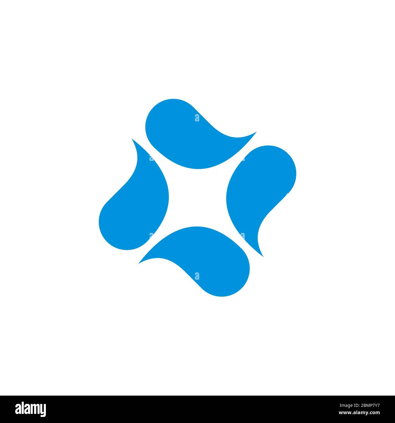 Blue Drop Water Splash Logo Template Illustration Design. Vector EPS 10 ...