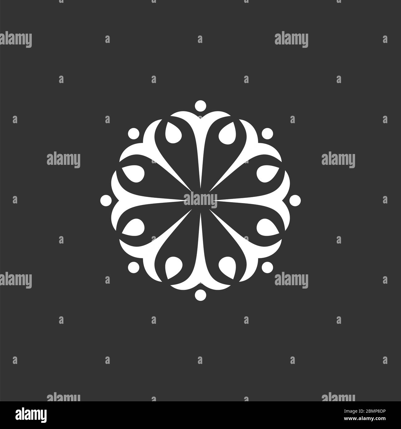 Ornamental Flower Logo Template Illustration Design. Vector EPS 10 ...