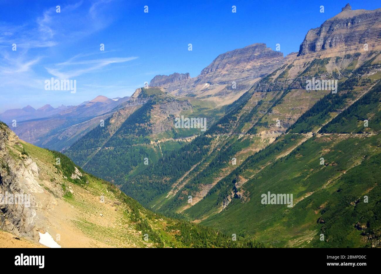 Beautiful Views Of Mountains In Montana Stock Photo Alamy