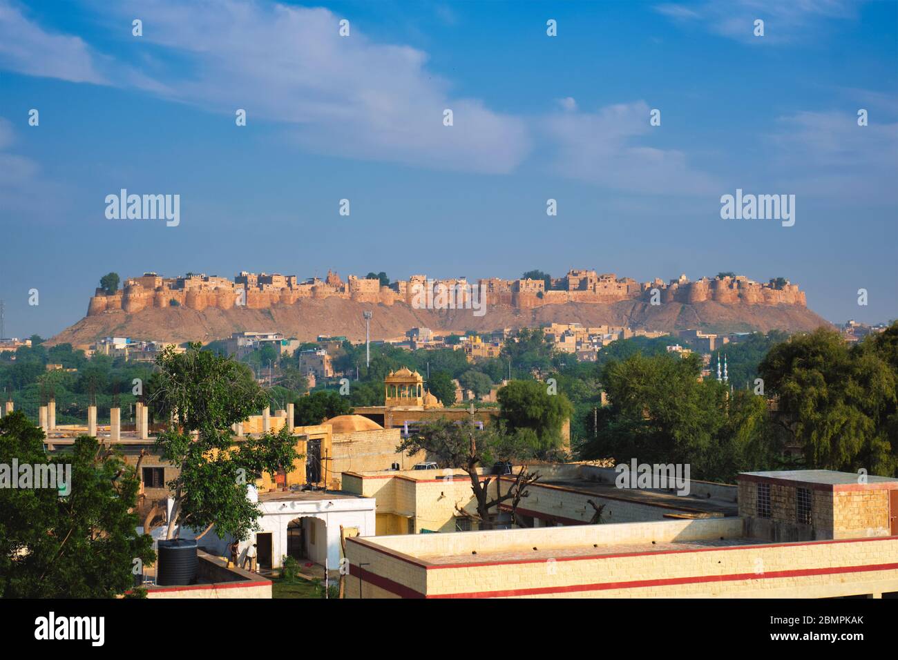 Jaisalmer Fort known as the Golden Fort Sonar quila, Jaisalmer, India Stock Photo