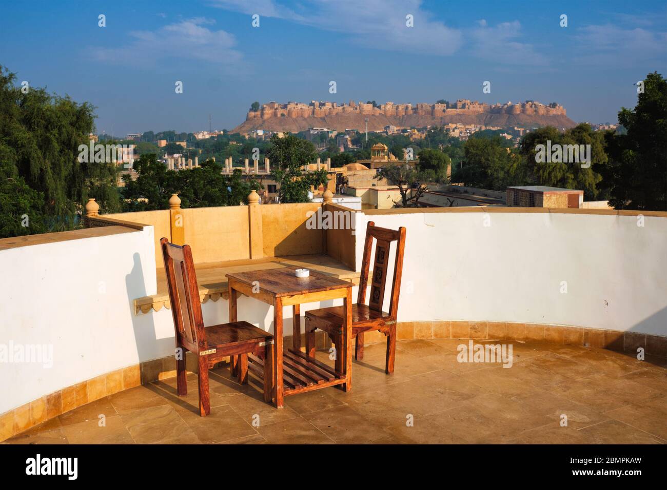 Jaisalmer Fort known as the 'Golden Fort'. Local name is 'Sonar quila' Stock Photo