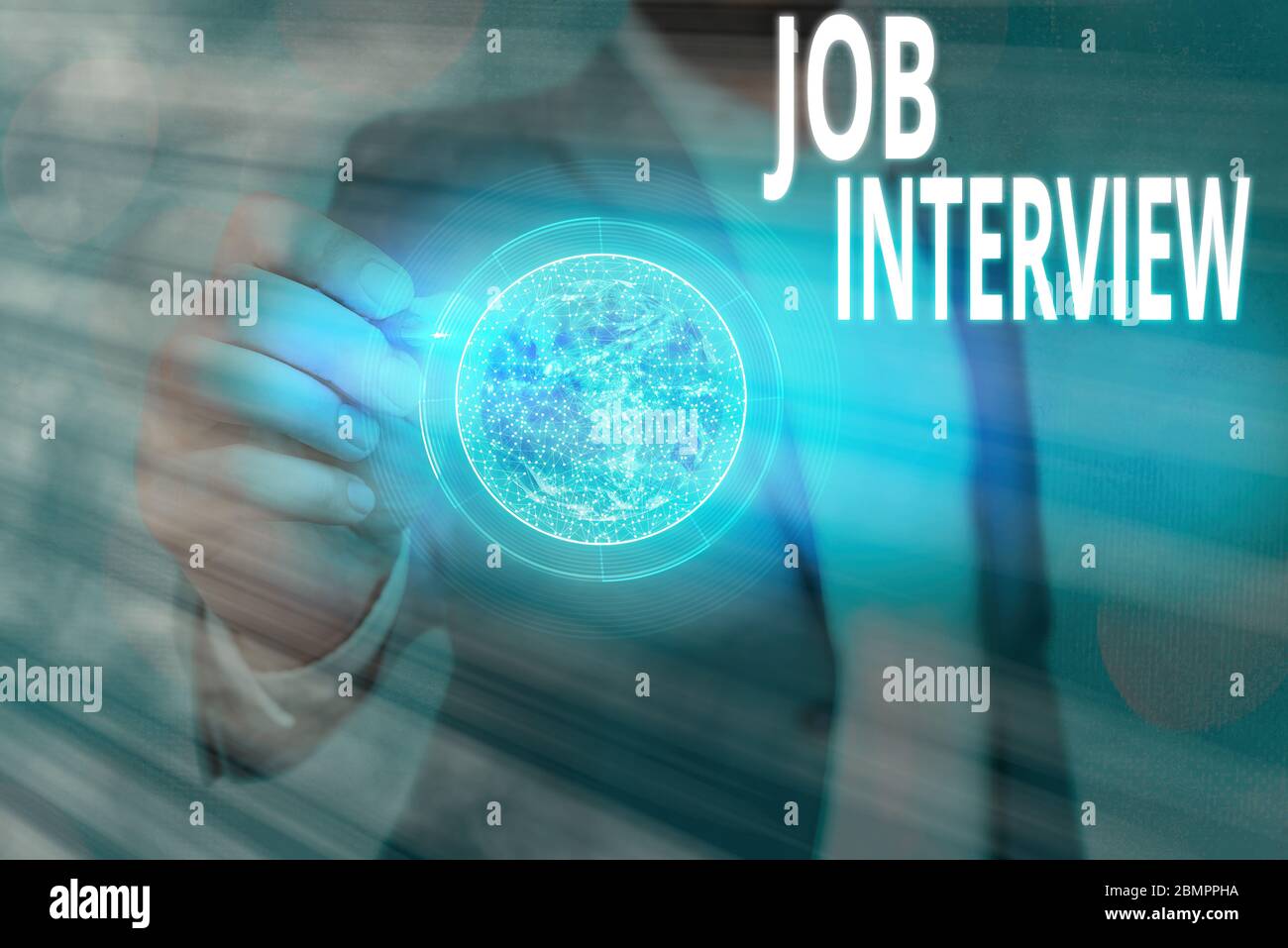 Text sign showing Job Interview. Business photo showcasing Assessment ...