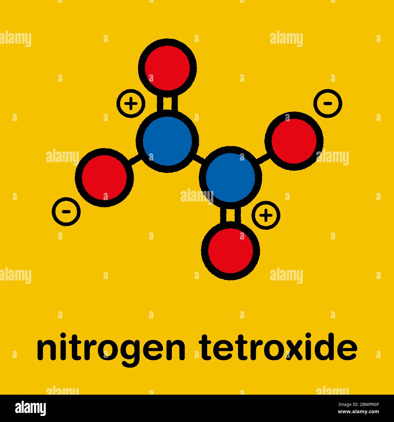 Nitrogen tetroxide (dinitrogen tetroxide, N2O4) rocket propellant