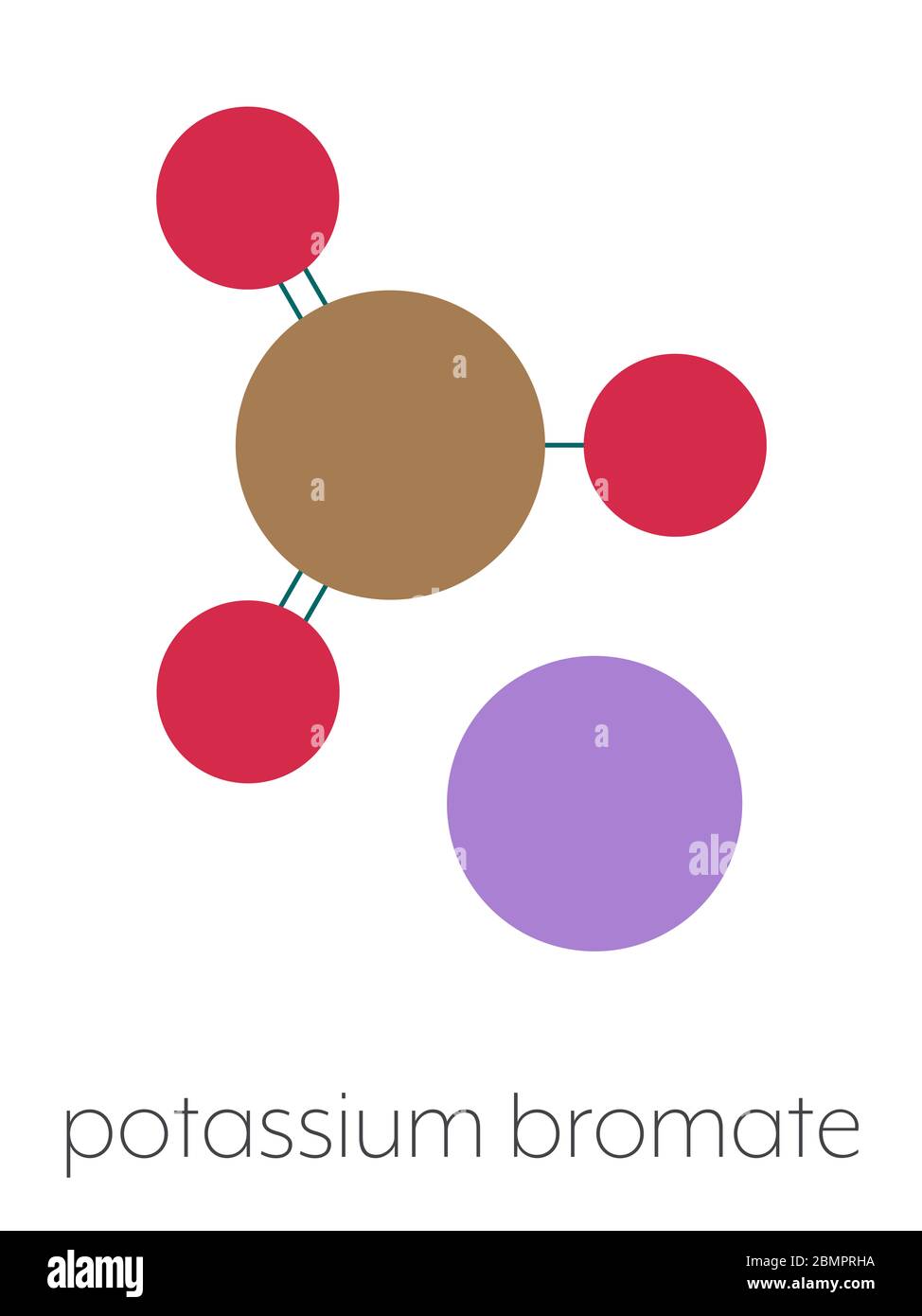 Potassium bromate (KBrO3, E924). Used as additive to flour in the 