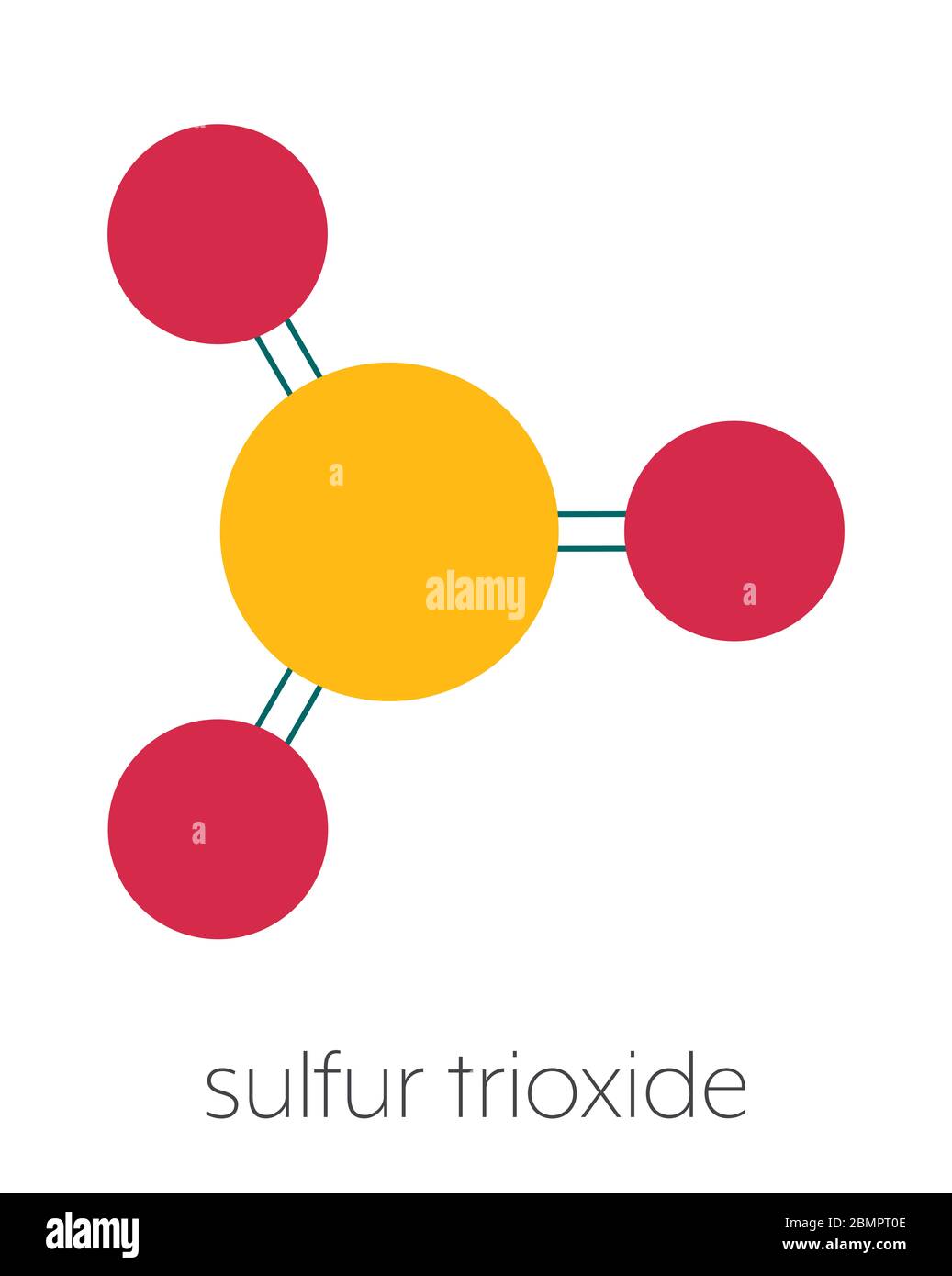 Sulfur trioxide pollutant molecule hires stock photography and images