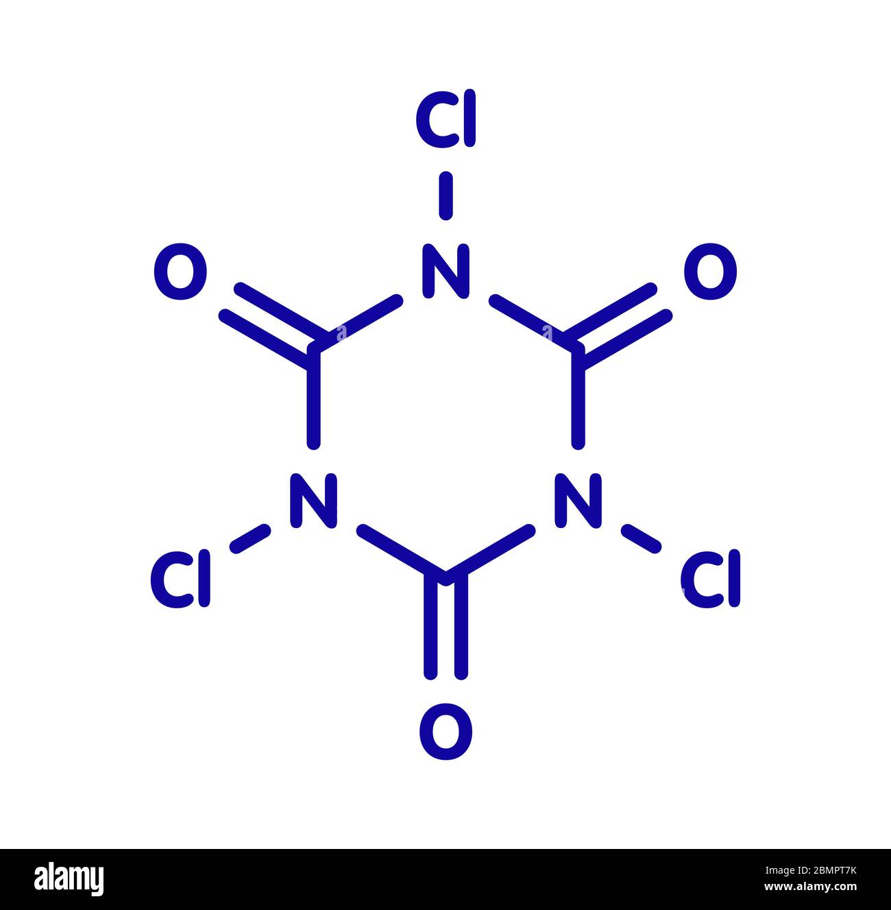 Trichloroisocyanuric acid molecule Cut Out Stock Images & Pictures Alamy
