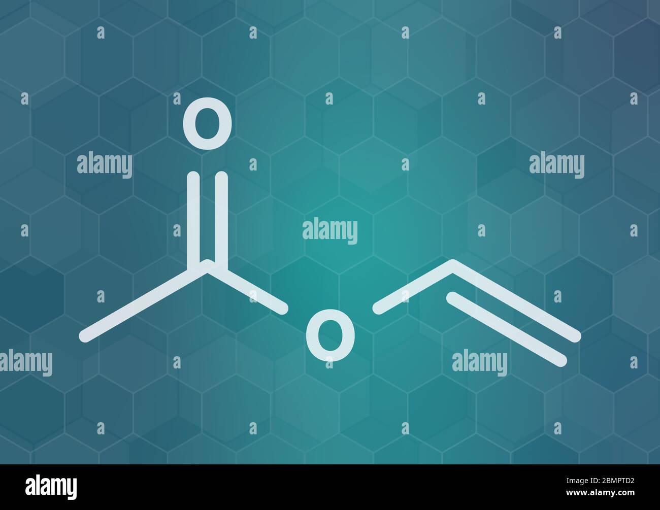 Vinyl acetate, polyvinyl acetate (PVA, PVAc) glue building block. PVA