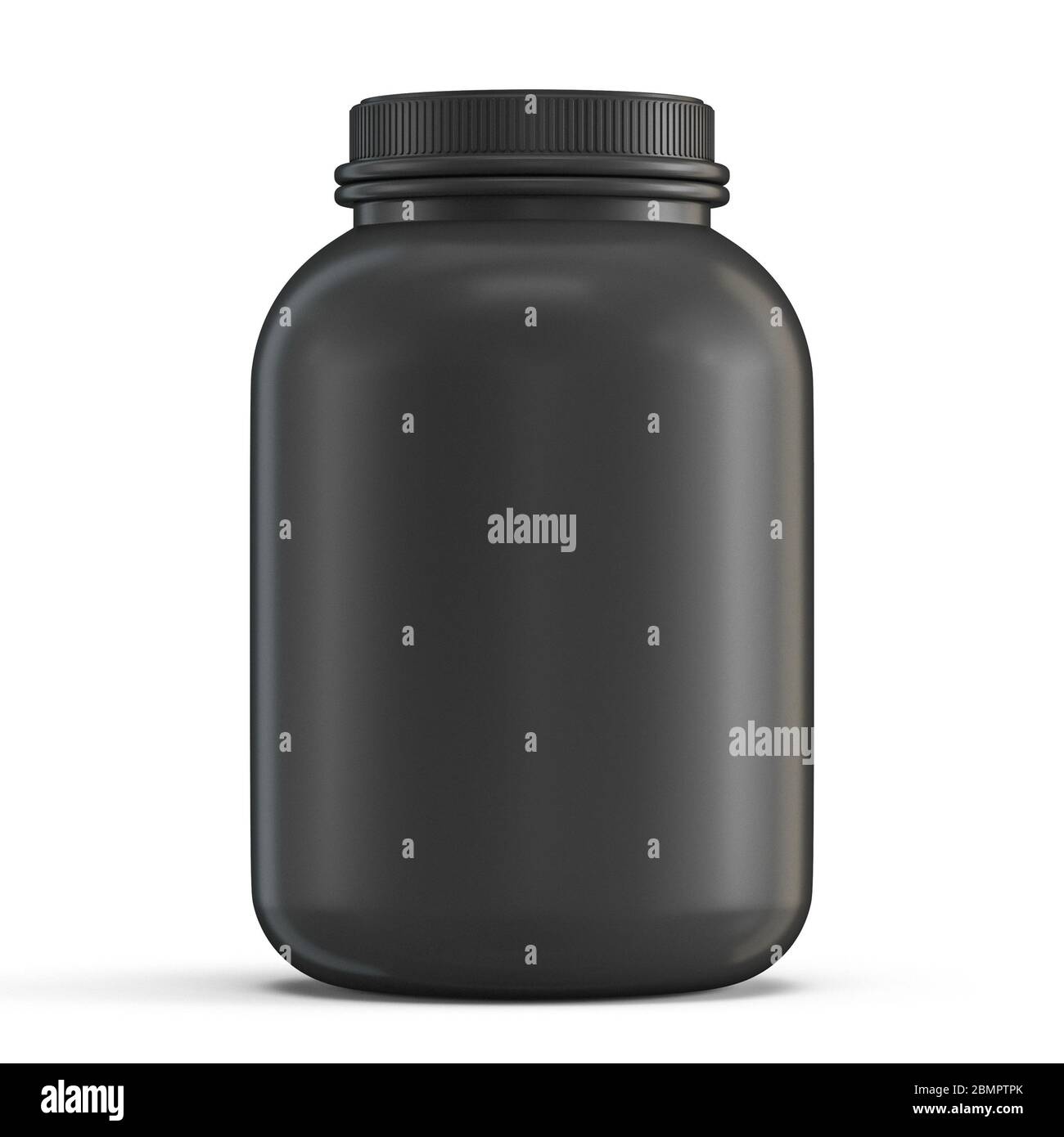 Empty Protein Powder Container Stock Photo 147895640