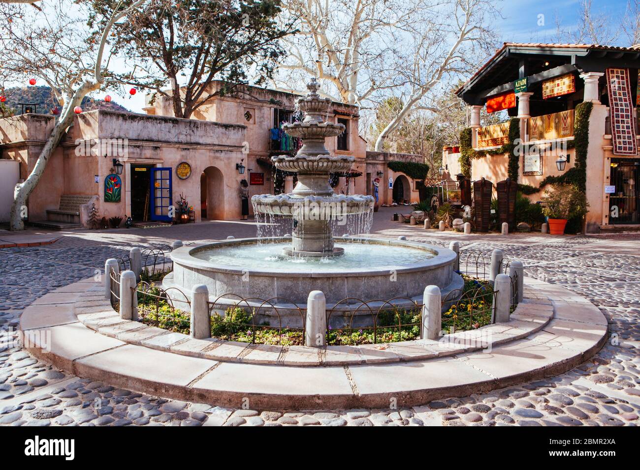 Tlaquepaque Arts & Crafts Village Sedona USA Stock Photo Alamy