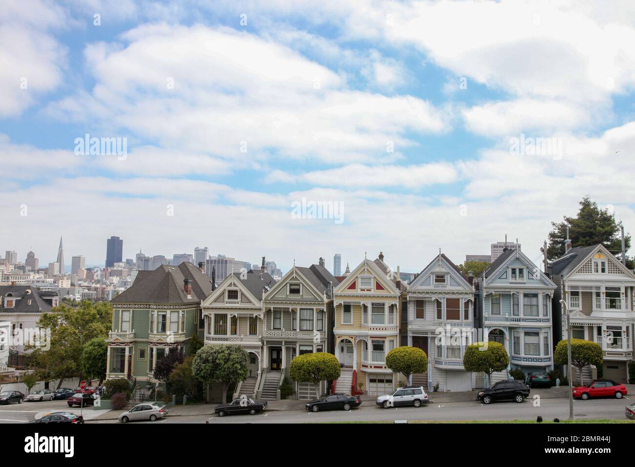 Painted Ladies, Alamo Square, San Francisco, CA Stock Photo Alamy