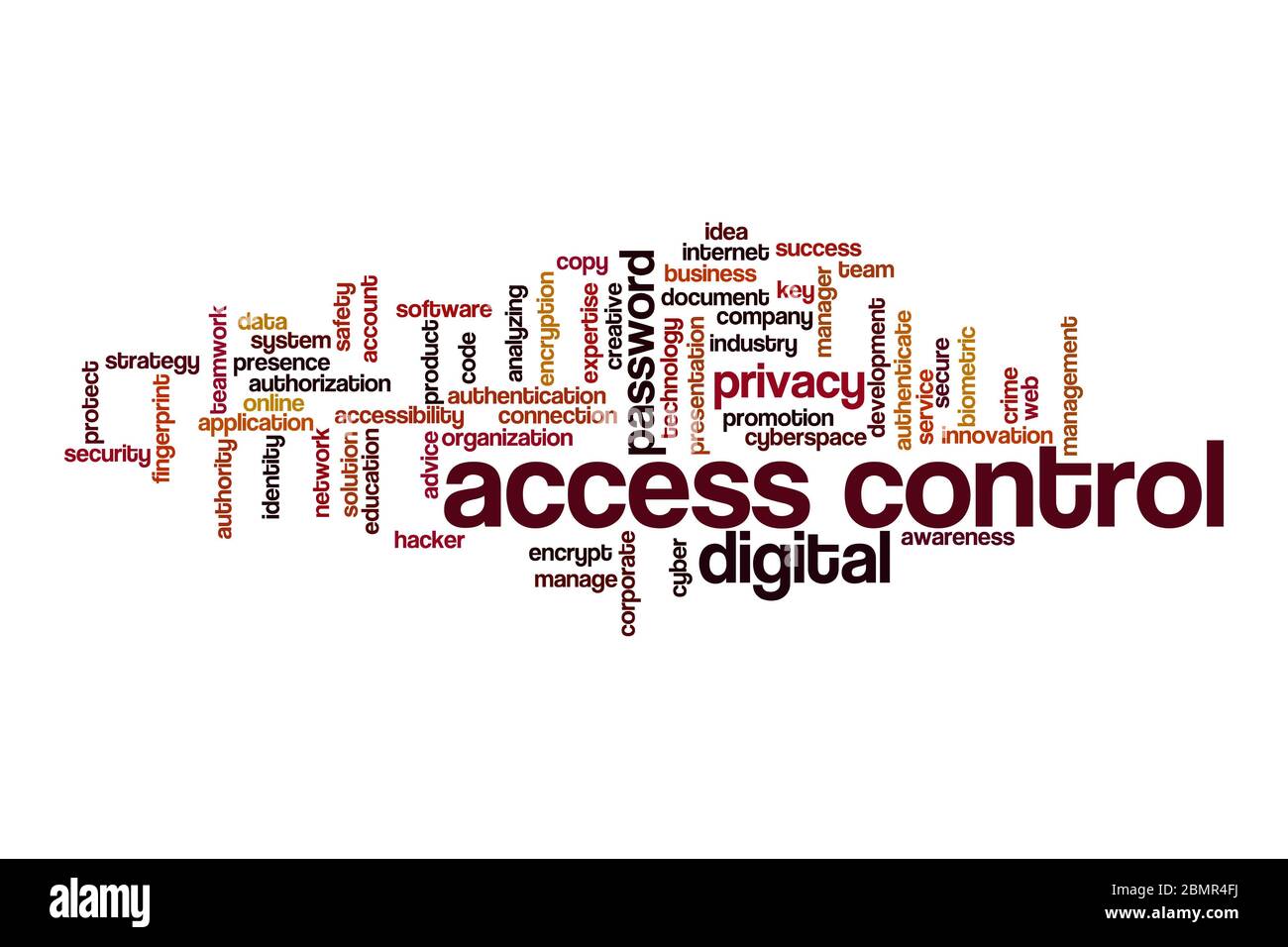 Access control word cloud concept on white background Stock Photo Alamy